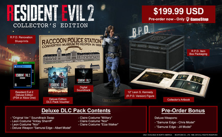 Esto es lo que incluye la Resident Evil 2: Collector’s Edition valorada en 200 dólares