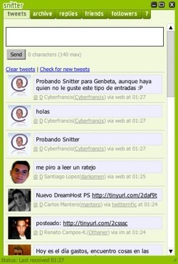 Snitter, cliente de Twitter bajo Adobe AIR