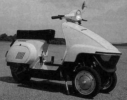 La madre de la Piaggio MP3 y Gilera Fuoco, la PK3