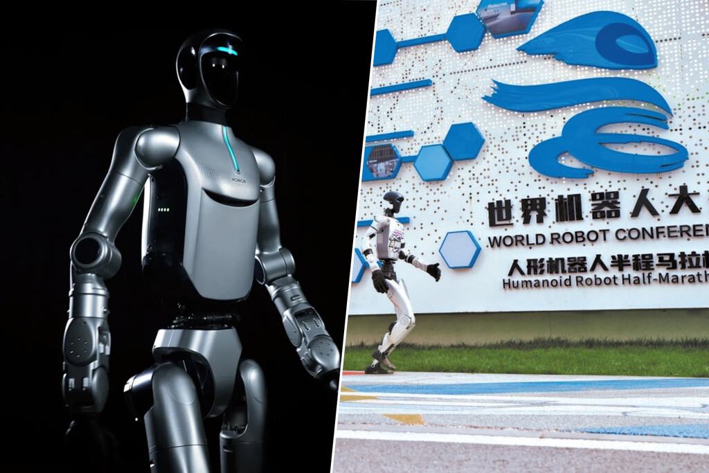 Un robot humanoide acaba de pulverizar el récord humano en la maratón de Pekín. Lo curioso es que lo ha fabricado una marca de móviles