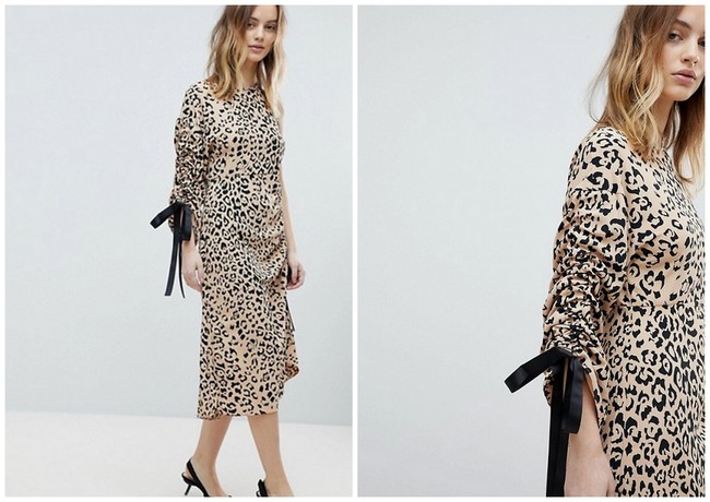 Vestido Asos Print Animal