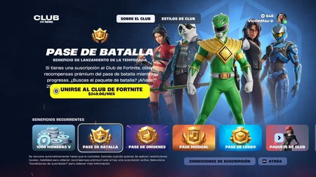Club De Fortnite Octubre 2025