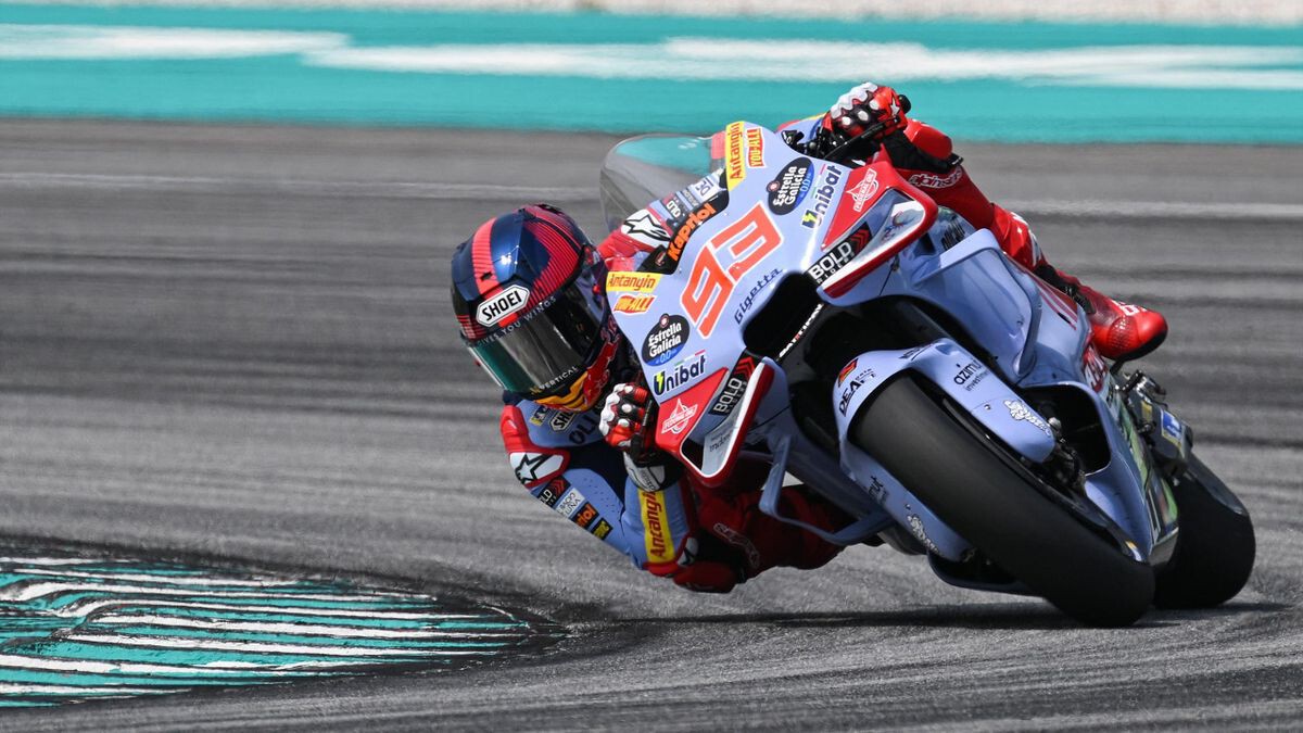 Una caída y dos averías. El debut de Marc Márquez con Ducati no ha sido ...