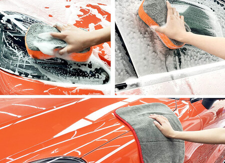 Esponja y trapo de microfibra para coche de Easy Eagle