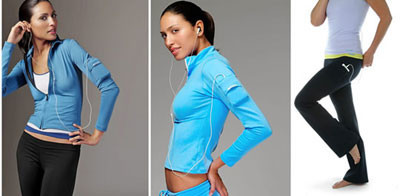 Ropa de mujer pensada para el iPod: iPod Shirt, Jacket y Bootleg Pant