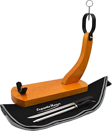 JAMONERO Gondola Hammon con Cuchillo JAMONERO CHAIRA Y Cubre Jamon DE Regalo