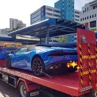 Le incautan Lamborghini en Singapur por rebasar de manera indebida