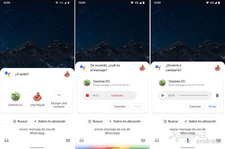 Whatsapp Mensaje Voz Asistente Google
