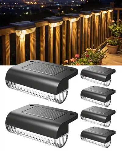AdalyRoma 6 X Lámparas Solares para Exteriores