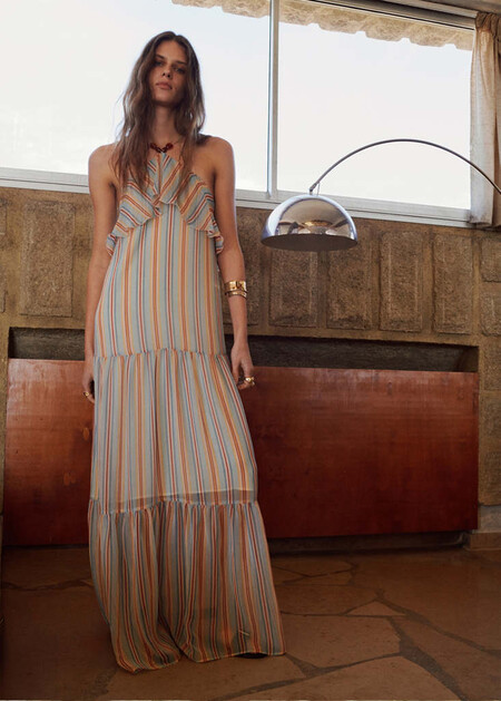 vestido volantes