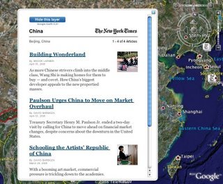 Google Earth añade noticias localizadas