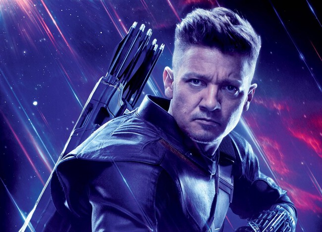 Jeremy Renner como Ojo de Halcón en 'Vengadores: Endgame'