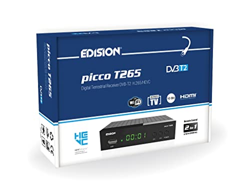 EDISION PICCO T265, TDT Alta Definición H265 HEVC
