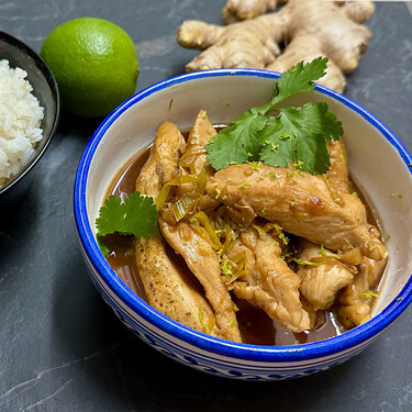 Pollo mongoliano, receta chilena de inspiración asiática