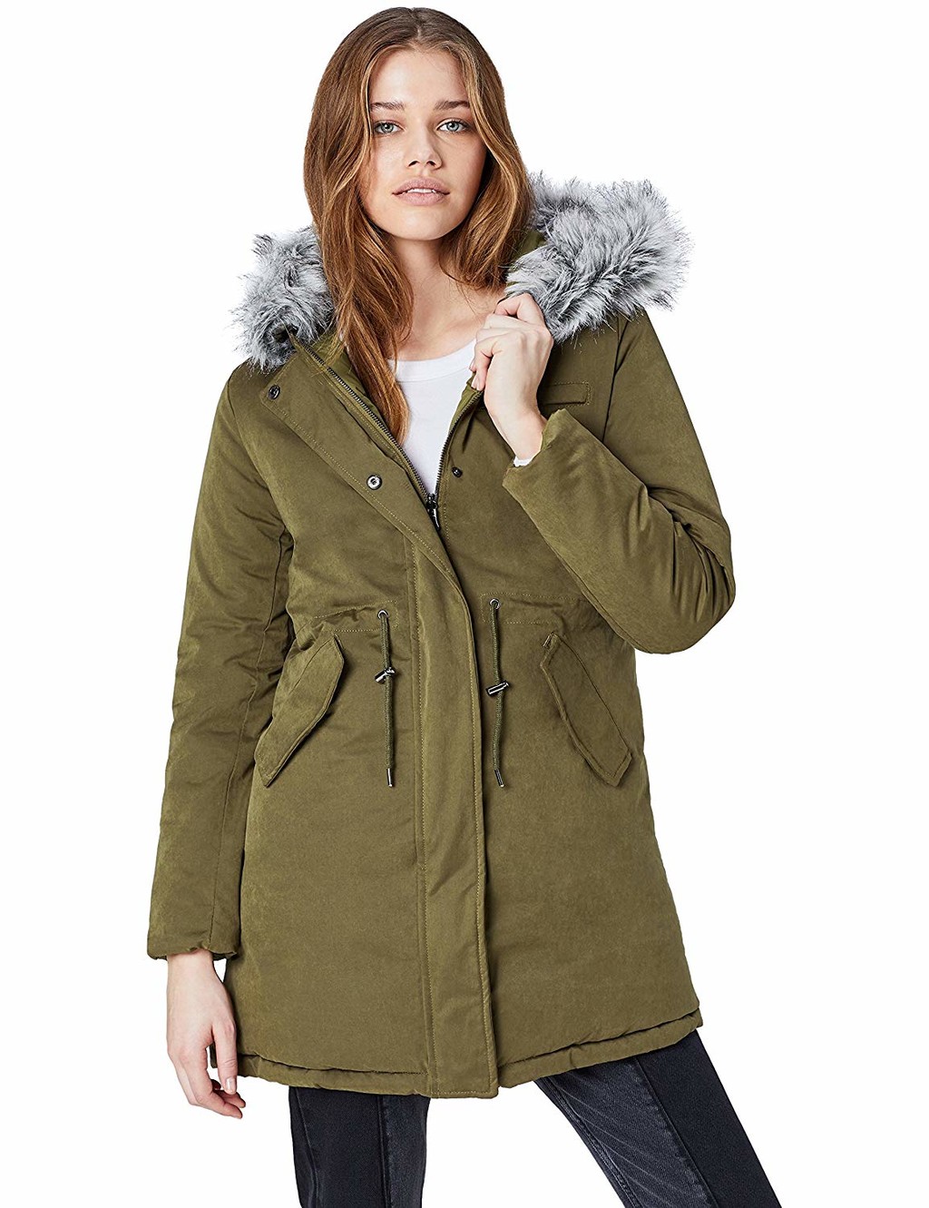 Chaqueta De Invierno De Forro Polar Para Mujer - Abrigo Elegante Sin Capucha, Ideal Para Entretiempo Y Frío