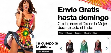 Desigual celebra el ´Día de la Mujer`con envío gratis este fin de semana 