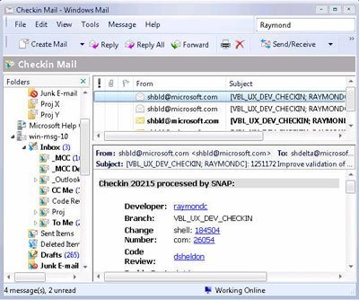 Outlook Express será Windows Mail en el SO Vista