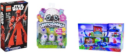4 juguetes rebajados en Amazon de marcas como Lego, Hatchnimals o PJ Mask