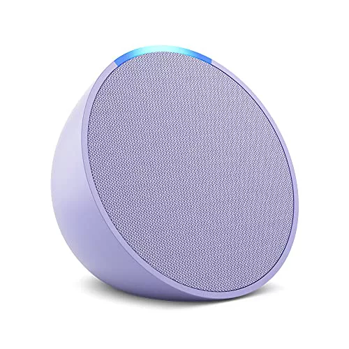 Echo Pop (Última generación) | Altavoz inteligente Bluetooth con Alexa de sonido potente y compacto | Lavanda