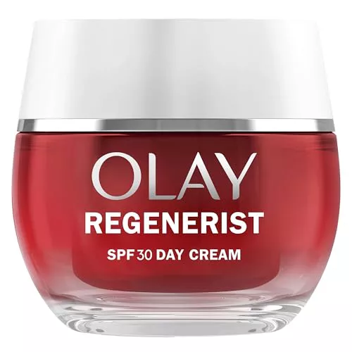 Olay Regenerist Crema Facial de Día SPF30. Hidratante Antiarrugas y Reafirmante Activa con Protección Solar SPF30