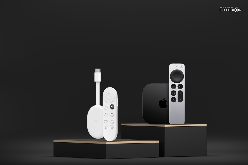 Chromecast con Google TV VS Apple TV 4K (2022): características, diferencias y precios Chromecast con Google TV VS Apple TV 4K (2022): características, diferencias y precios