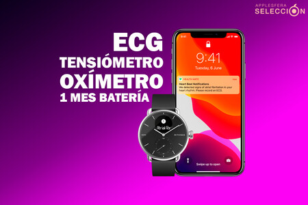 Aspecto clásico pero "inteligente": el Withings ScanWatch tiene ECG, tensiómetro y un mes de batería por 249 euros en Amazon