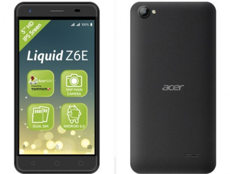 Acer Liquid Z6E: Android Marshmallow para presupuestos reducidos