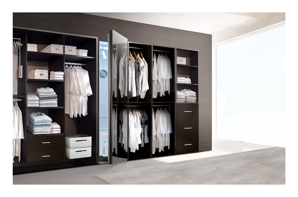 LG Vapor Cleaner Styler: este armario elimina las bacterias de la ropa, plancha y seca y se puede controlar desde el móvil