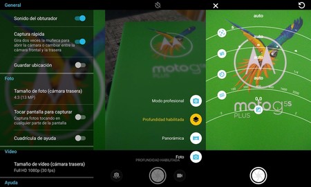 Moto G5s Plus Camara