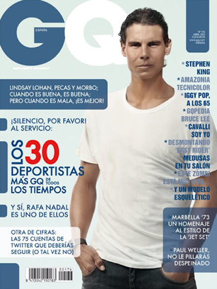 Rafael Nadal, el deportista con más estilo para GQ ¿Estás de acuerdo?