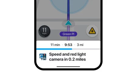 Waze 交通カメラ警告