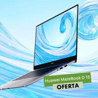 La ligereza del Huawei MateBook D15 está superrebajada en Amazon: por 599 euros te lo llevas con 200 euros de descuento