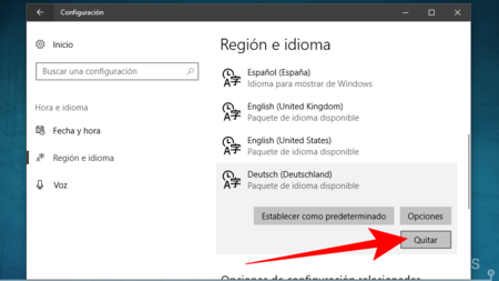 Quitar Idioma