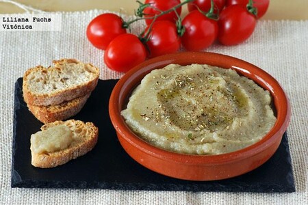 Caviar o dip de berenjena. Receta saludable