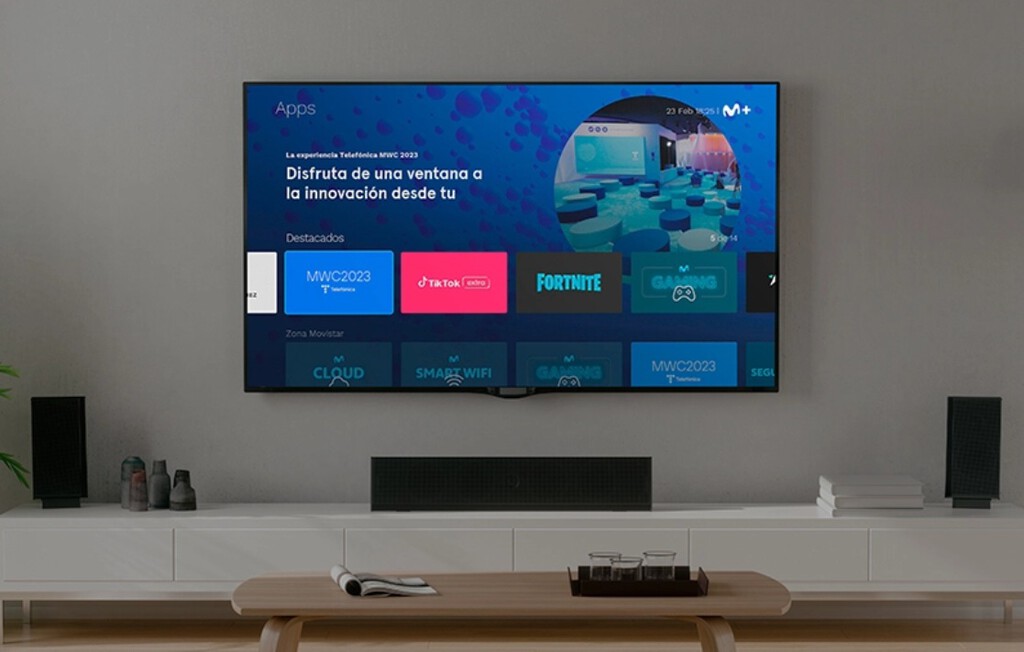 Movistar estrena la Living App del MWC 2023, una aplicación para ver desde la tele las presentaciones del Mobile World Congress