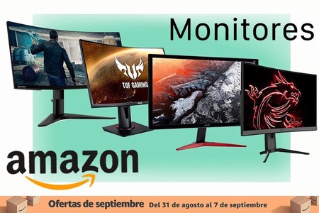 Las mejores monitores Acer, HP y LG de las ofertas de septiembre en Amazon