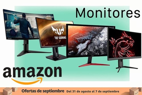 Las mejores monitores Acer, HP y LG de las ofertas de septiembre en Amazon