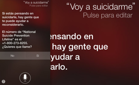 Siri ahora trata de ayudarte más activamente en caso de que quieras suicidarte