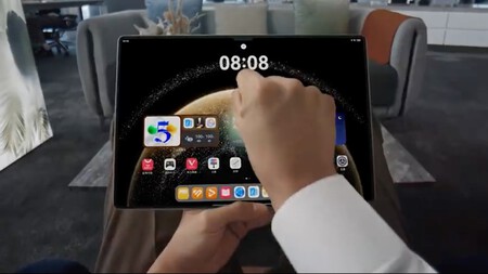 Captura de pantalla del vídeo promocional compartido por Huawei en Weibo, en el que podemos ver el funcionamiento de la nueva característica