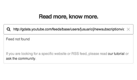 Google elimina la posibilidad de acceder a tus suscripciones de YouTube a través de RSS