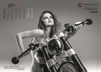 Calendario 2014 por Confederate Motorcycles