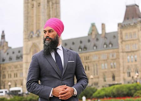 Así es el estilo de Jagmeet Singh, el hombre que contiende contra Trudeau a primer ministro de Canadá