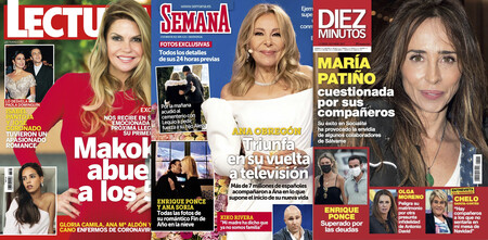 María Patiño cuestionada por la profesión, la emoción de Makoke por ser abuela y el éxito de Ana Obregón en las campanadas: estas son las portadas de la semana del 5 de enero