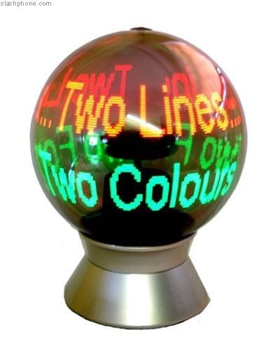 Textable Display, la bola que muestra SMS