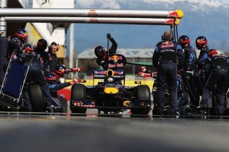Red Bull promete cambios de ruedas ultrarrápidos