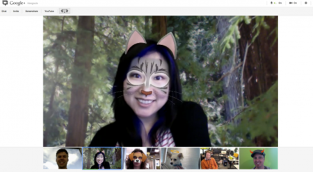 Google+ añade máscaras y otros efectos a sus Hangouts
