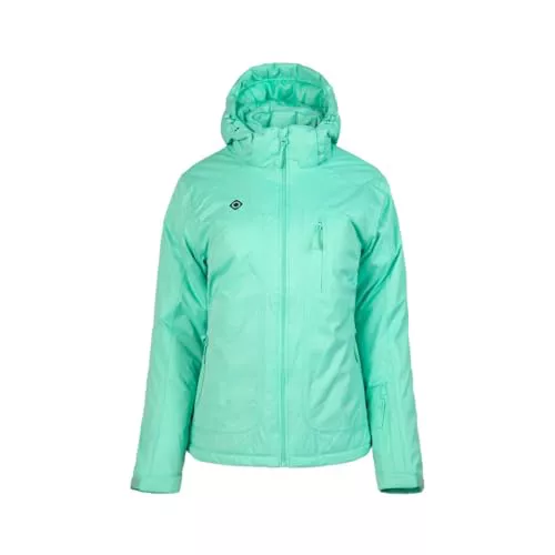 Izas Naluns W Chaqueta de Mujer para Invierno de Fibra Impermeable. Abrigo Cortavientos con Capucha Desmontable y Bolsillos para Frío, Nieve y Esquí. Color Azul