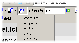 delic123, barra de utilidades para Firefox/Flock