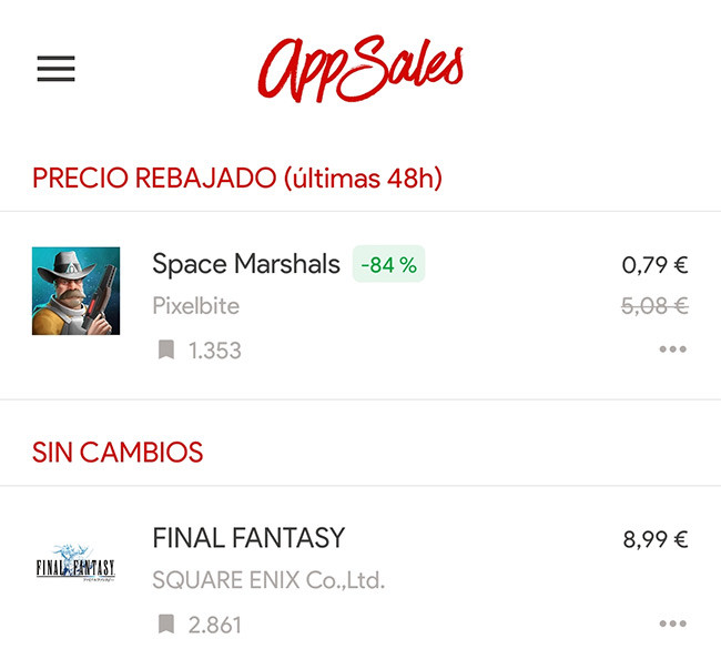 Cómo recibir un aviso cuando una app está en oferta en Google Play