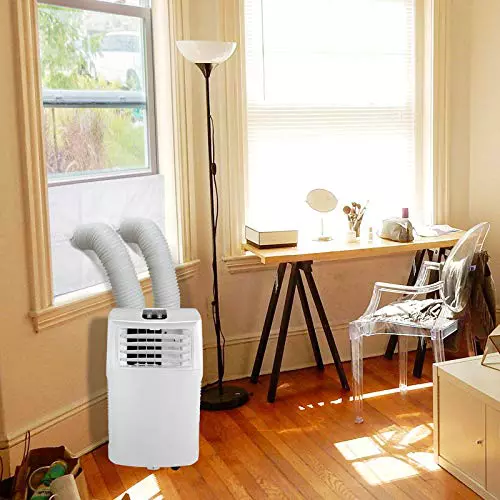 Aislante Ajustable para Ventanas Colgantes Hoomee para Aires Acondicionados Portátiles y Secadoras (35x152CM)
